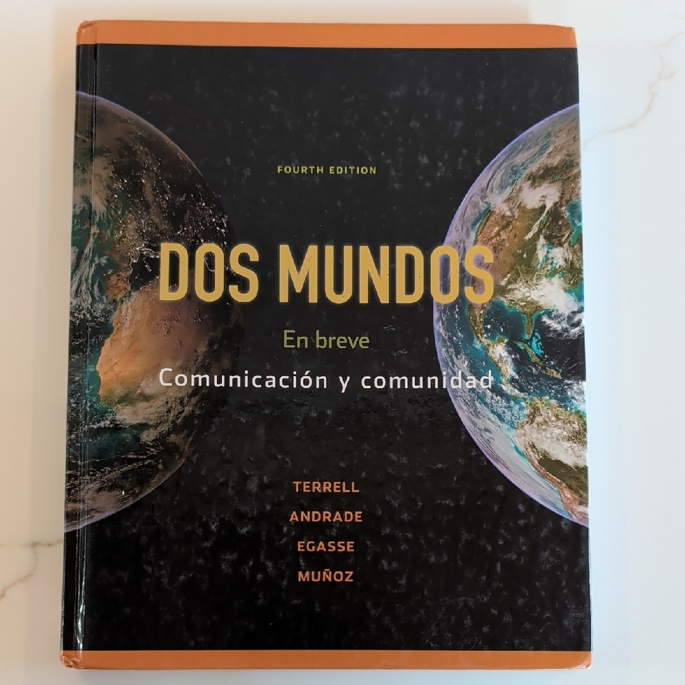 Dos Mundos En Breve Textbook, 4th Edition, Spanish, Foreign Language, Education